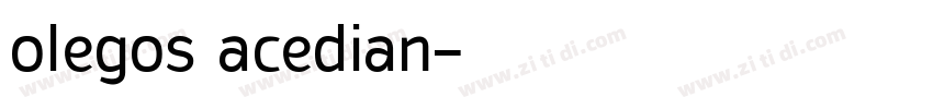 olegos acedian字体转换